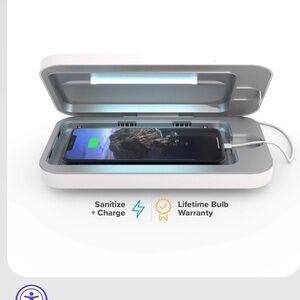 PhoneSoap UV Phone Sanitizer And Charger NWT